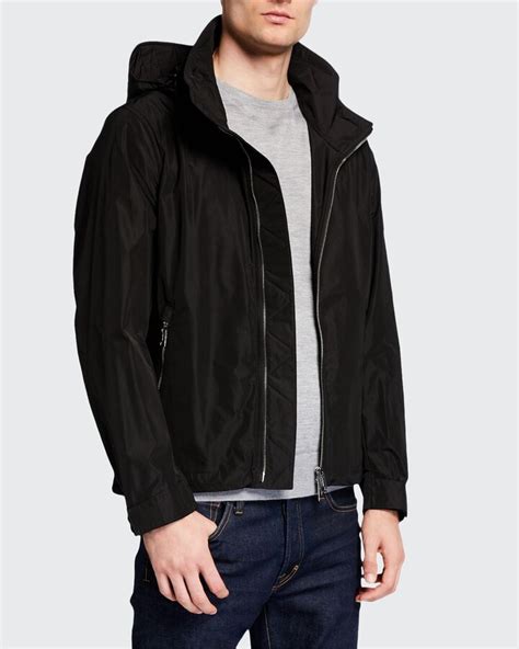 Shop Burberry Hargrave Zip Front Jacket 